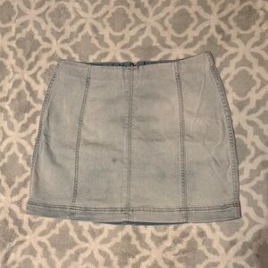 Women’s Light Blue Denim Skirt